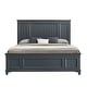 preview thumbnail 26 of 36, Roundhill Furniture Clelane Wood Bedroom Set with Bed, Dresser, Mirror, and Nightstand