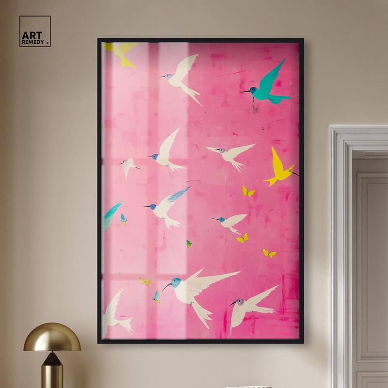 Soaring Sorbet Shadowbox by Art Remedy