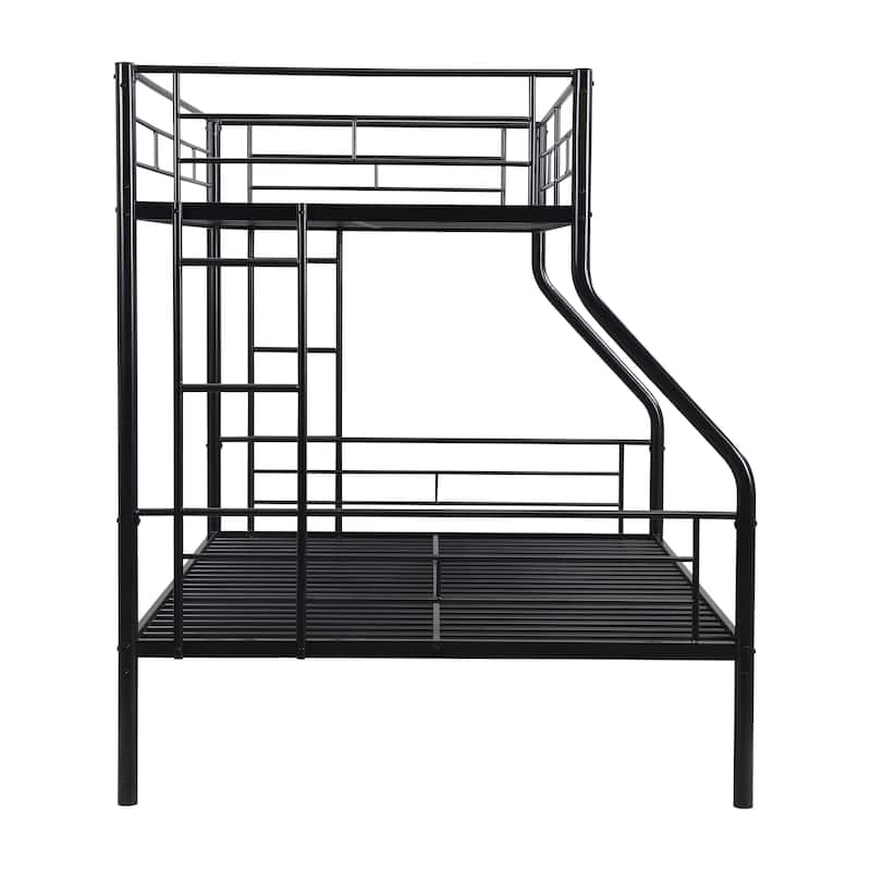 Twin Over FULL Metal Bunk Bed , No Box Spring Needed, Large Under Bed Storage, Easy Assemble