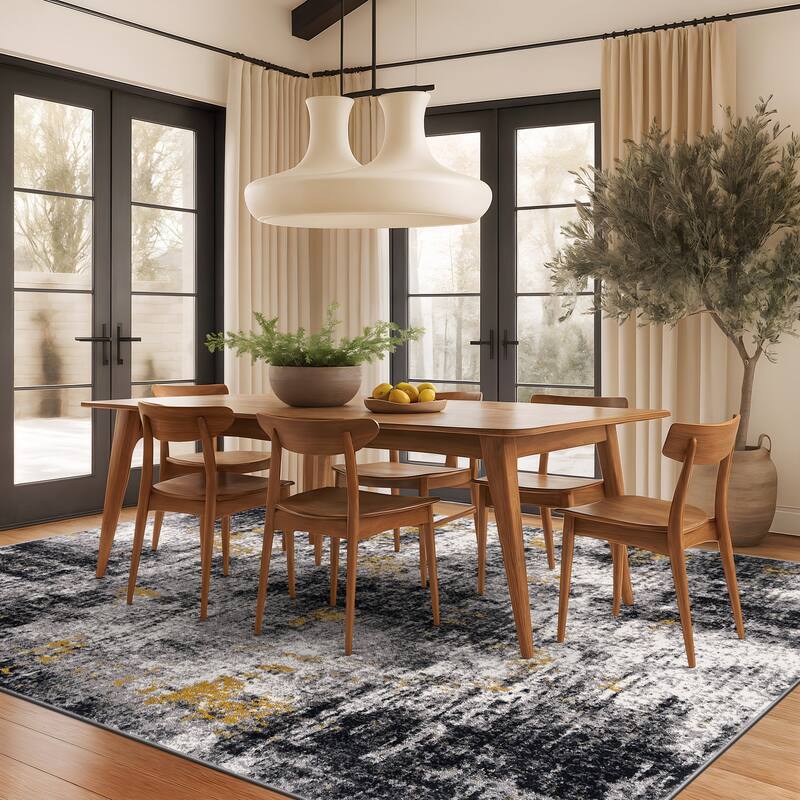 World Rug Gallery Adare Contemporary Abstract Area Rug