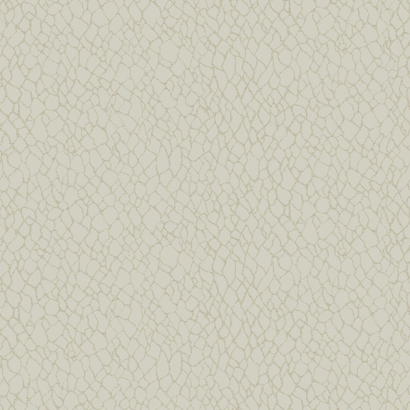 Galerie Wallcoverings Boutique Geometric Webbing Non-woven Metallic Wallpaper Roll - 33 feet x 21 inches - Off White