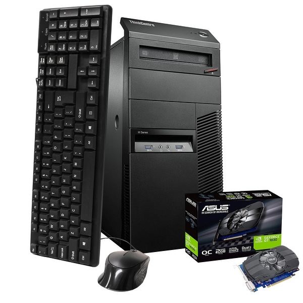 Lenovo M92P Intel i7 16GB 2TB HDD Win 10 Pro GT 1030 2GB GPU WiFi. Opens flyout.