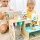 preview thumbnail 4 of 3, Melissa & Doug Wooden Cafe Barista Coffee Shop