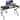 Gymax 48'' K-shaped Gaming Desk Computer Table with Cup Holder &