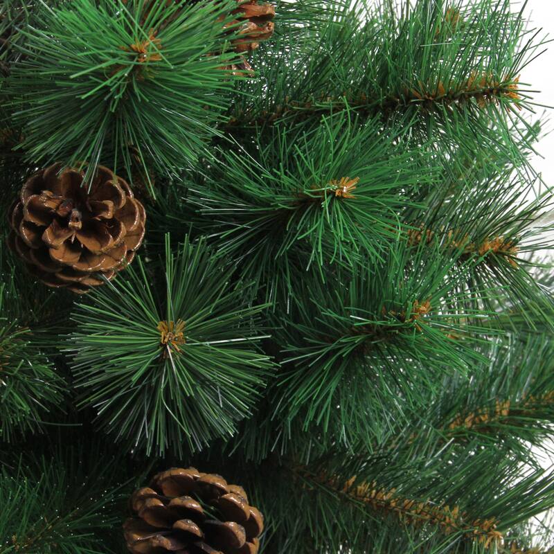 3' Potted Royal Oregon Pine Burlap Base Full Artificial Christmas Tree - 3 Foot