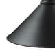 preview thumbnail 6 of 6, Vintage Farmhouse 1-Light Matte Black Gooseneck Wall Sconce with Cone Metal Shade