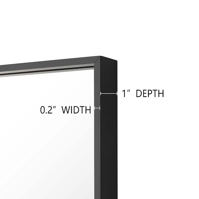 Metal Framed Rectangle Bathroom Vanity Mirror Wall Mirror