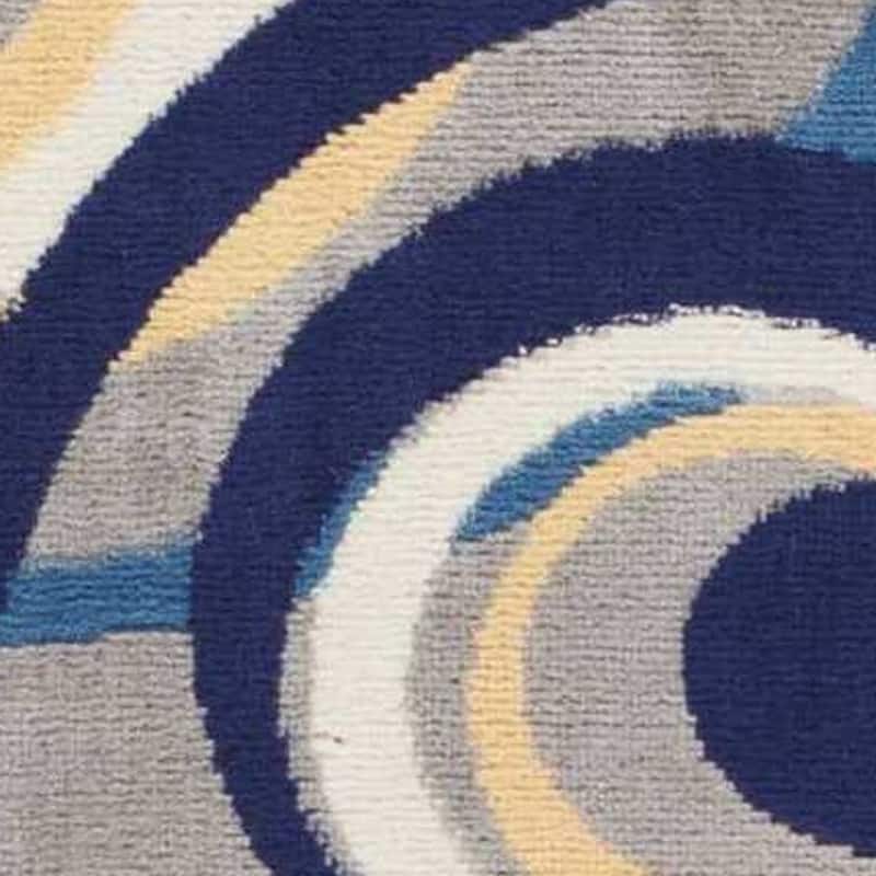 Luyah Power Loomed Geometric Modern Area Rug By HomeRoots - 90' X '27' X '0.5