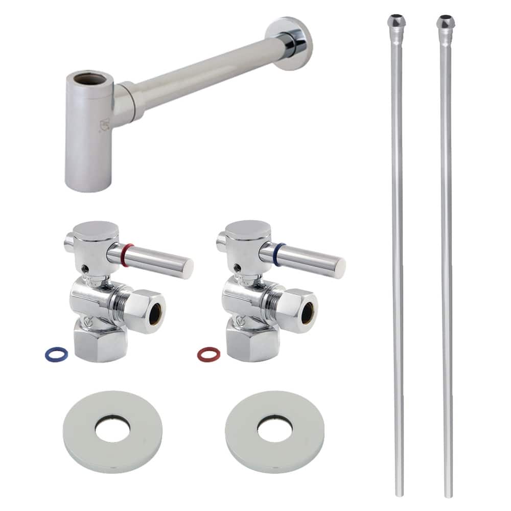 Kingston Brass Trimscape Modern Plumbing Sink Trim Kit with Bottle Trap