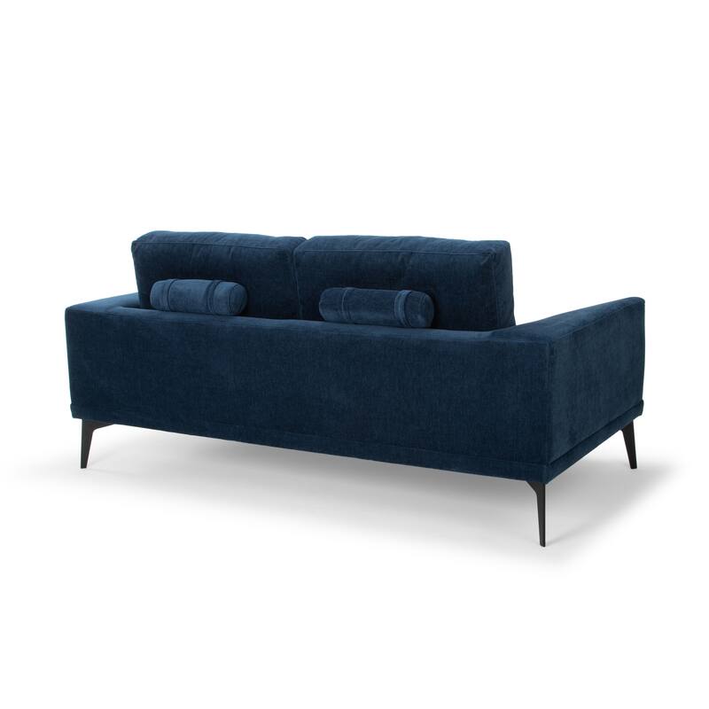 VIFAH SIGNATURE Contemporary design luxury soft 72 inch sofa with throw pillow