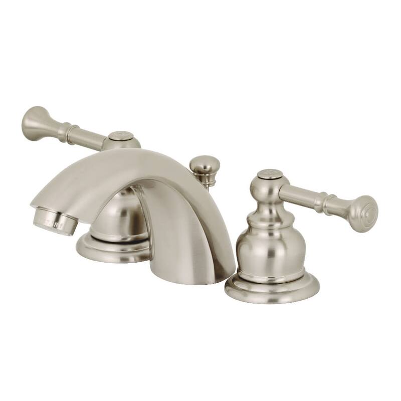 Kingston Brass Naples 1.2 GPM Widespread Bathroom Faucet with Pop-Up