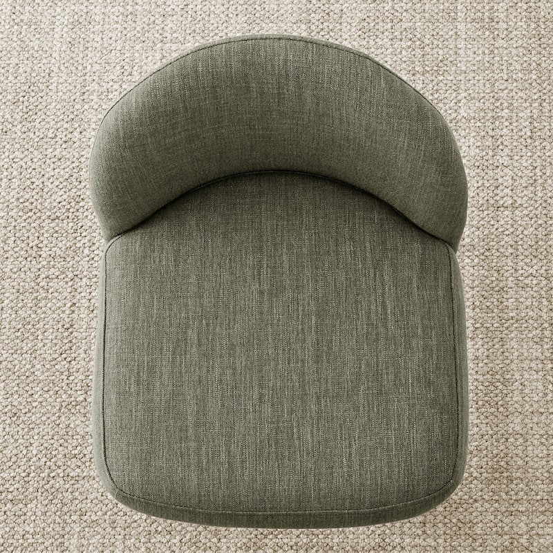 Upholstered Counter Stool With Solid Wood Legs (Set of 2)