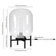 preview thumbnail 19 of 52, Carson Carrington Sagen Glass and Brass Table Lamp