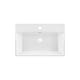 preview thumbnail 4 of 68, Claire Ceramic Console Sink White Basin Gold Legs