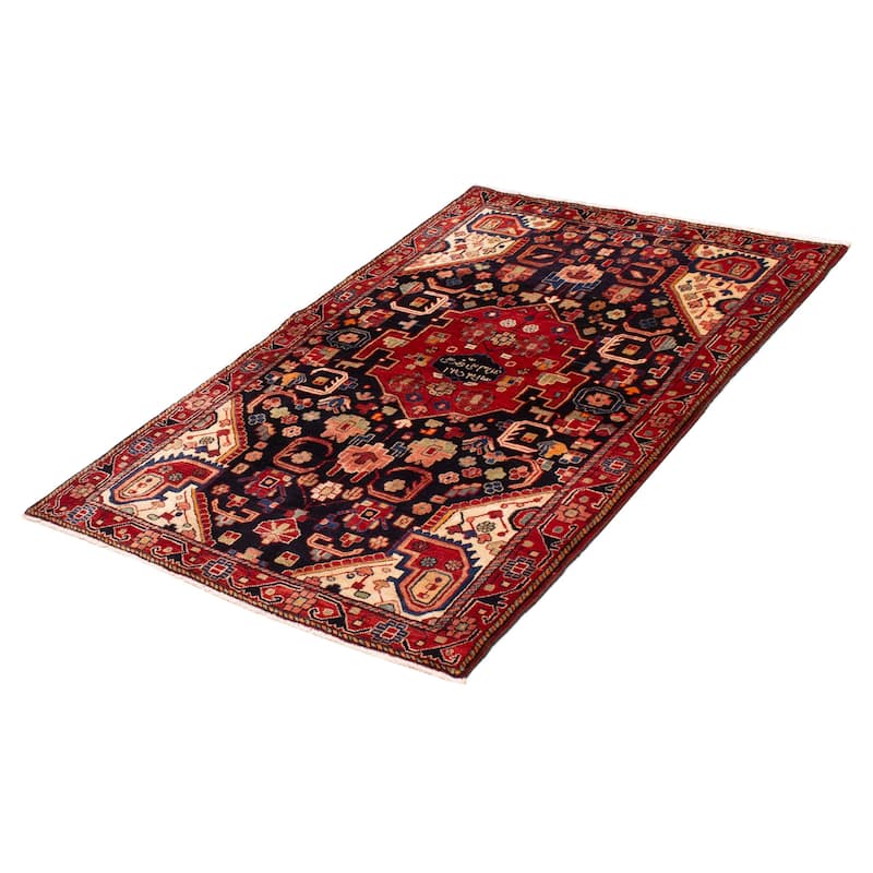 Anatolian Vintage Navy Rug 4'8" x 7'5" - 4'8 x 7'5