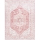 preview thumbnail 15 of 33, SAFAVIEH Layla Ramzia Shabby Chic Farmhouse Rug 10' x 14' - Ivory Grey/Pink - Rectangle