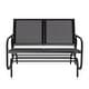 preview thumbnail 2 of 18, Outdoor Love-Seat Rocking Bench, Patio Glider, Textilene Fabric