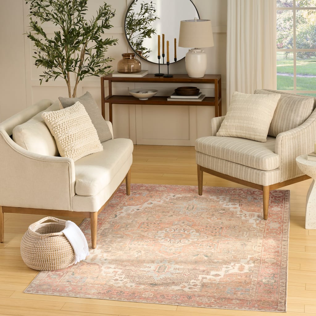 Nourison Vintage Washables Indoor only Persian Area Rug