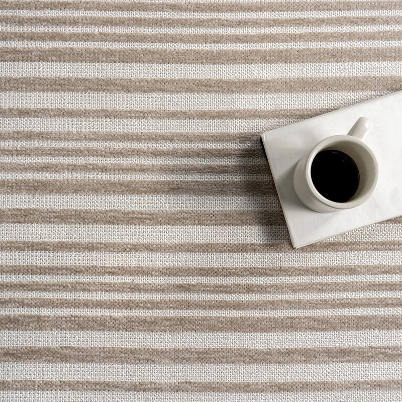 Nuloom Millicent SuperiorWash Striped Machine Washable Area Rug