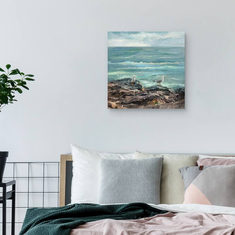 Coastal Duet by Studio Arts Canvas Art Print