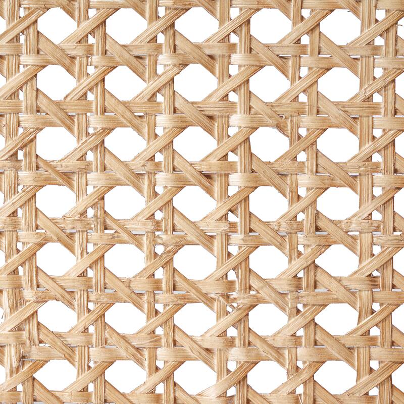 Christopher Knight Home - French Country Wood & Rattan Counter Stools with Upholstered Seat and Arms - Set of 2