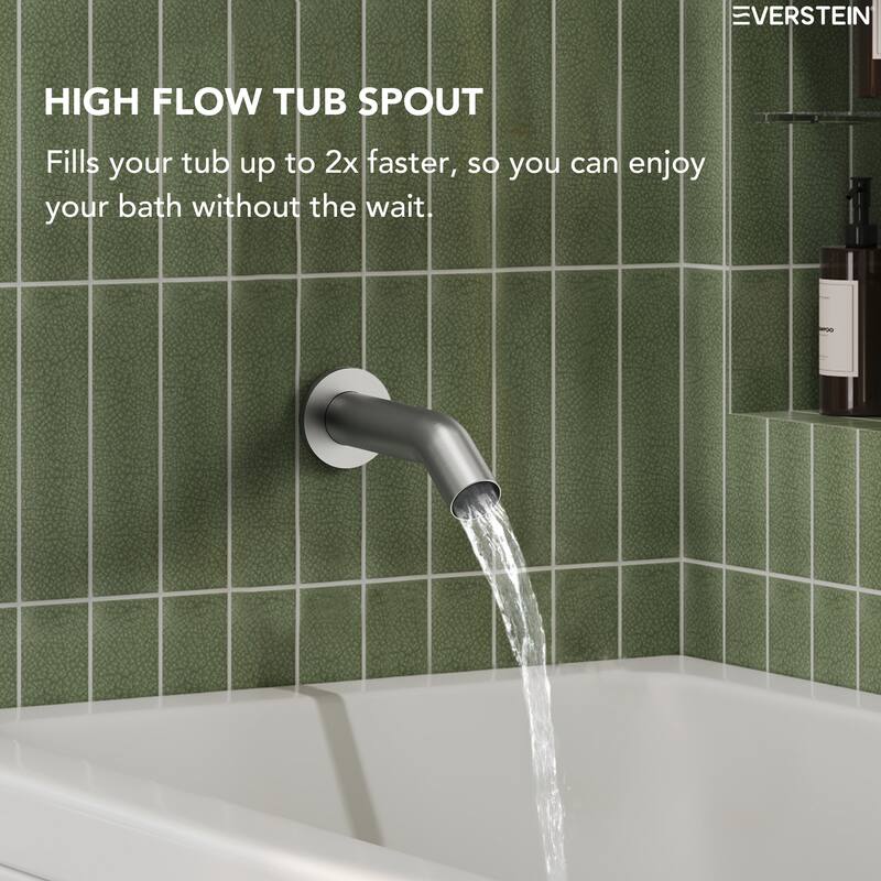 3-Function Thermostatic Shower Faucet With Pressure Balance