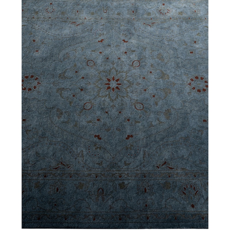 Overdyed One-of-a-Kind Hand-Knotted Area Rug - Gray - 3' 2" x 5' 3"
