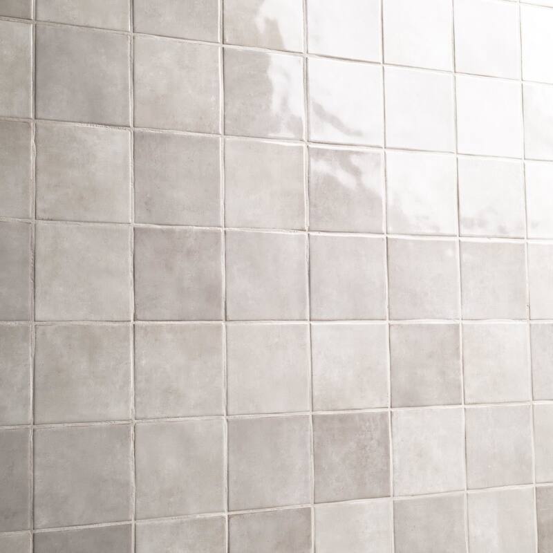 Ackland AKNPTHOK5X5G-CA Hoku - 5" x 5" Ceramic Square Wall Tile -