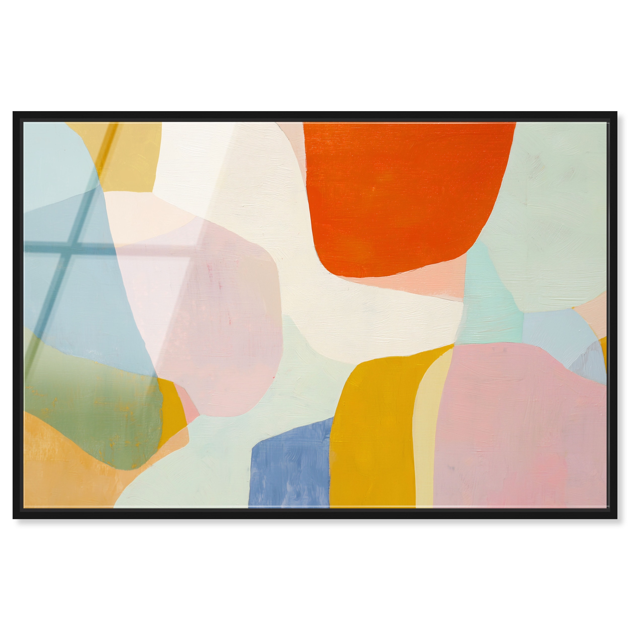 Pastel Canyon Abstract Wall Art Acrylic Print by Art Remedy
