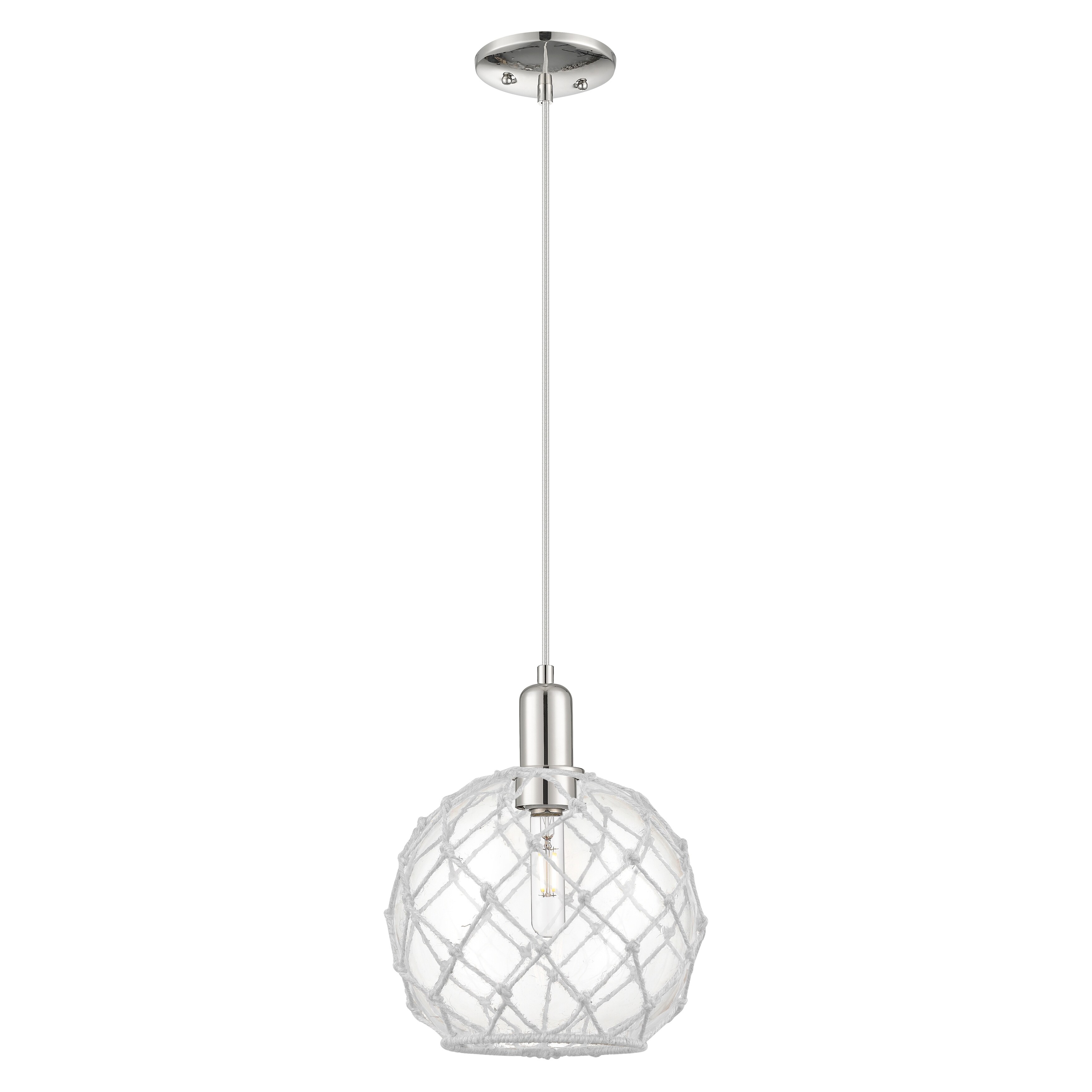 Innovations Lighting Endless Possibilities Arcadia - Farmhouse Rope - 1 Light 10" Cord Hung Mini Pendant