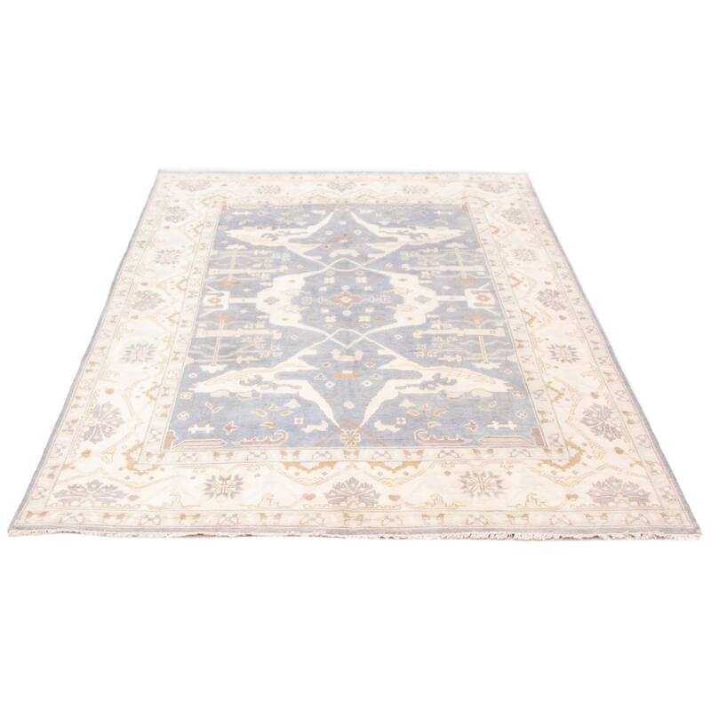 ECARPETGALLERY Hand-knotted Royal Oushak Grey Wool Rug - 8'3 x 9'10