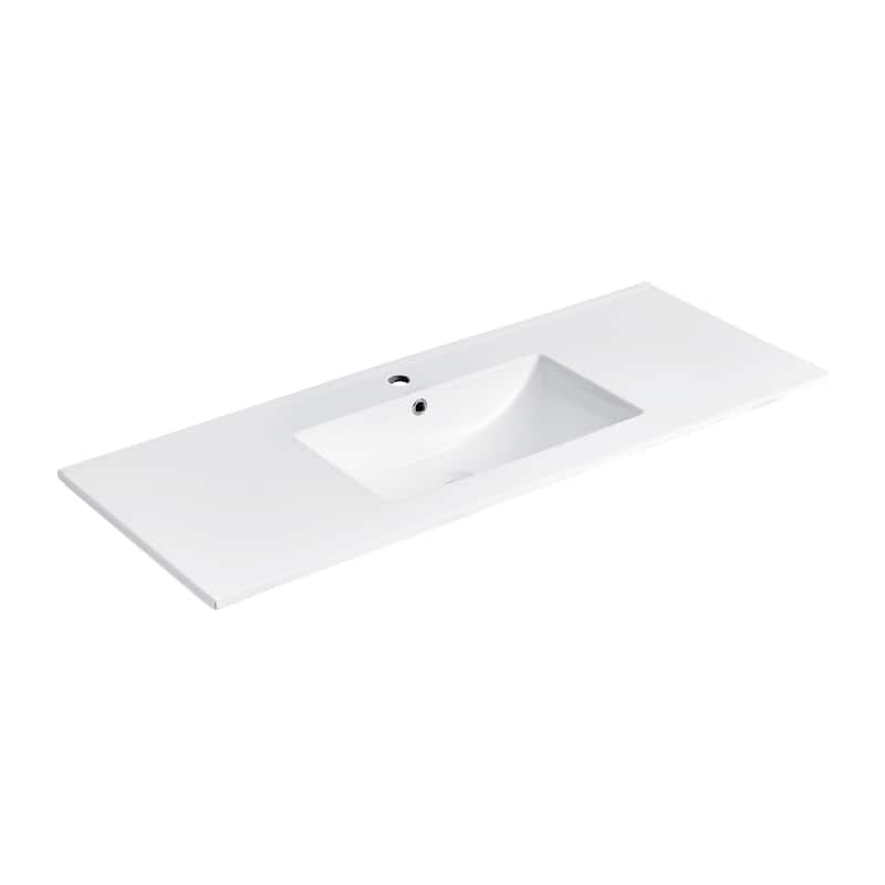 48 Ceramic Vanity Sink Top - 48"