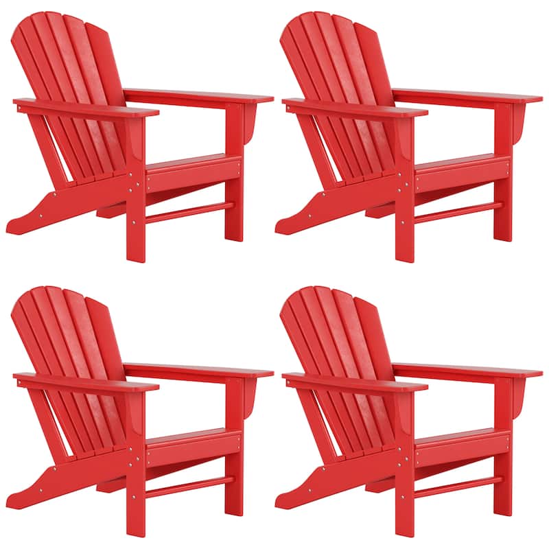 Altura Outdoor Eco-Friendly All Weather Poly Adirondack Chair (Set of 4)