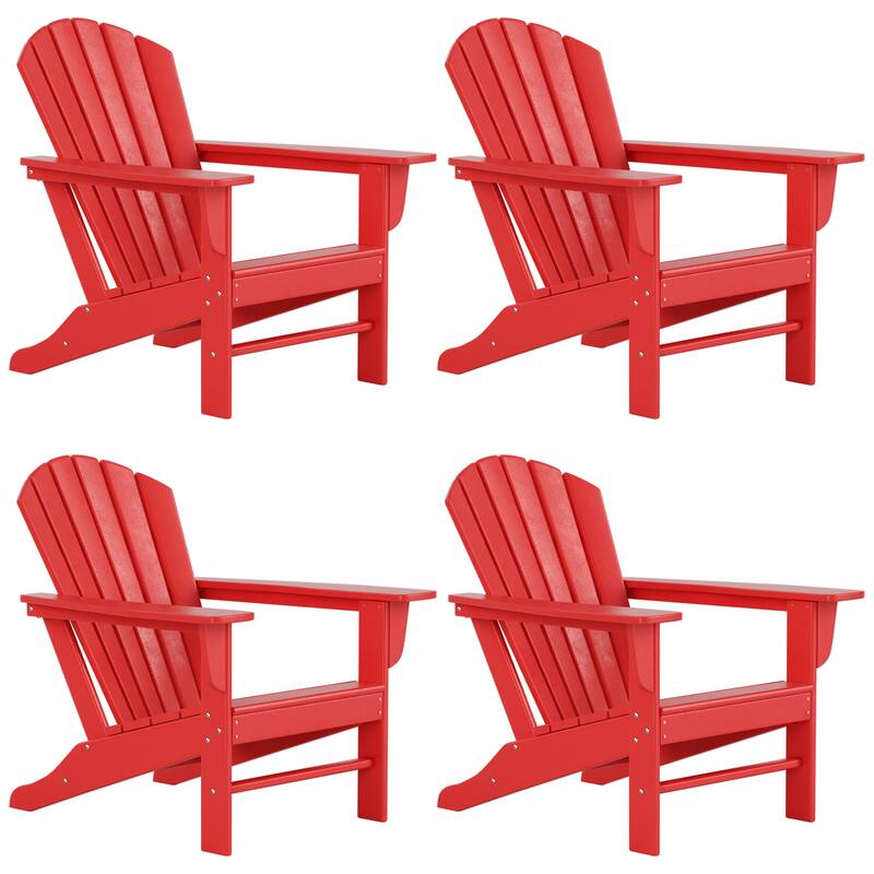 POLYTRENDS Altura Outdoor Eco-Friendly All Weather Poly Adirondack Chair (Set of 4)