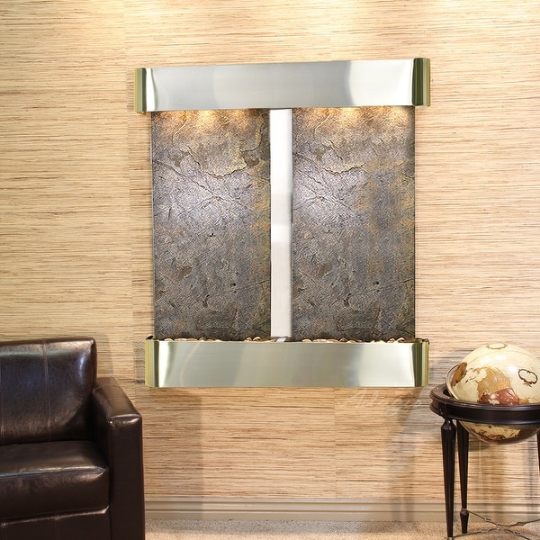 Aspen Falls Fountain - Stainless Steel - Rounded Edges - Choose Options