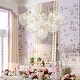 preview thumbnail 12 of 29, 13/ 19-Light Modern Glam Large Sputnik Cluster Glass Globe Bubble Chandelier with Swirled Glass Bubble Globe (Bulb Not Included)