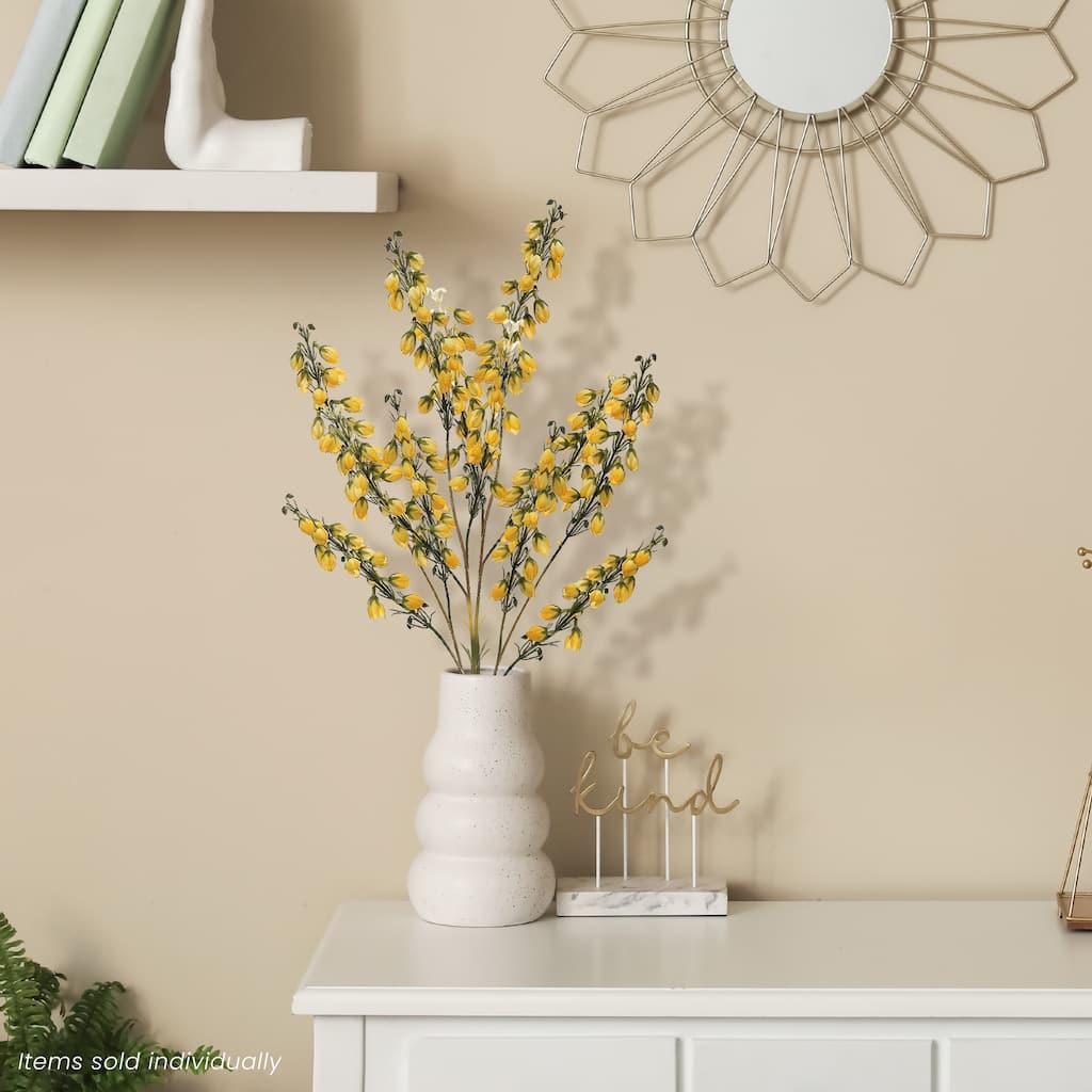 Baby Blossom Artificial Floral Spray - 27" - Yellow