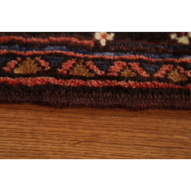 Vintage Traditional Geometric Heriz Persian Wool Area Rug Hand-knotted - 6'9" x 9'9"