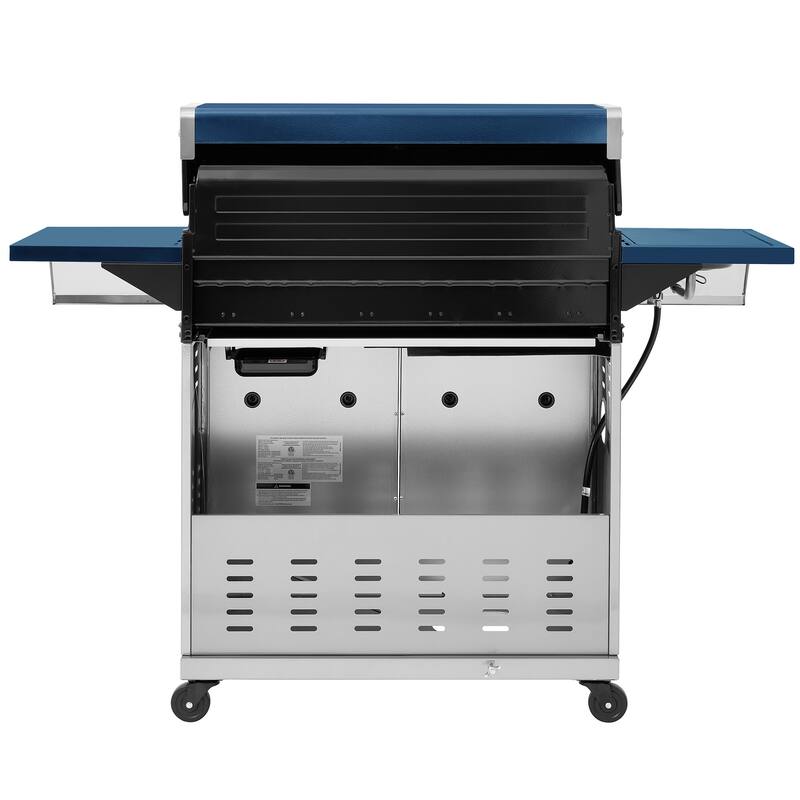 Royal Gourmet 6-Burner Gas Grill with Sear Burner and Side Burner - Blue