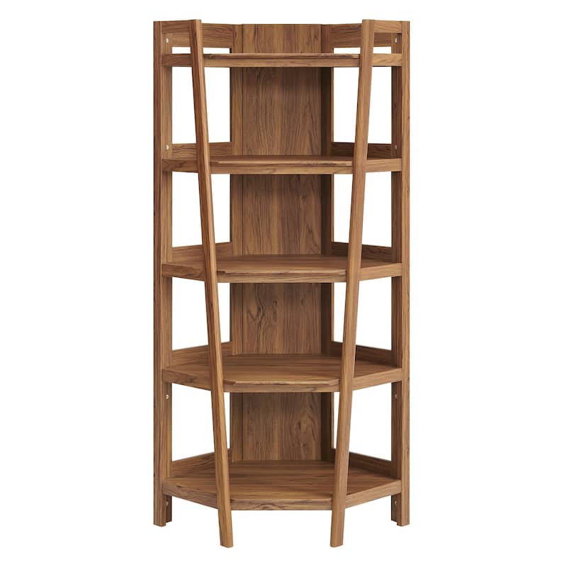 Bixby 71 Inch Corner Bookshelf