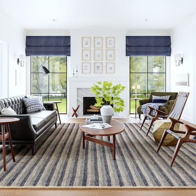 Lake Striped Jute Area Rug