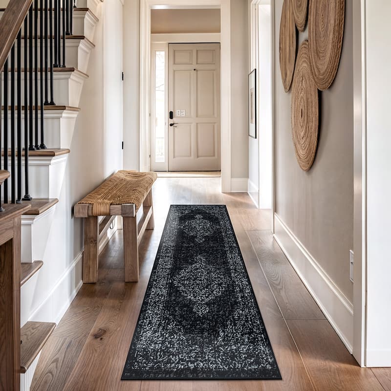 World Rug Gallery Vintage Distressed Area Rug