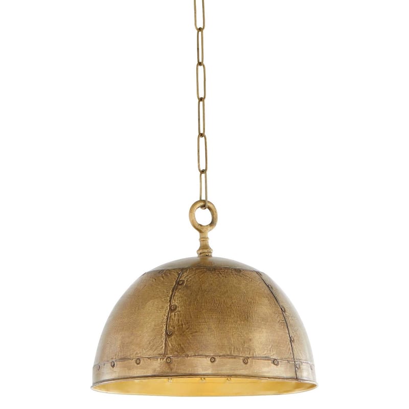 Quorum International 85-1 Artisan 15" Wide Pendant - Artisan Brass