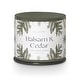 preview thumbnail 7 of 95, ILLUME Noble Holiday Balsam & Cedar Candle Vanity Tin