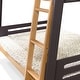 preview thumbnail 6 of 24, Furniture of America Elbrook Modern Solid Wood Twin over Full Bunk Bed