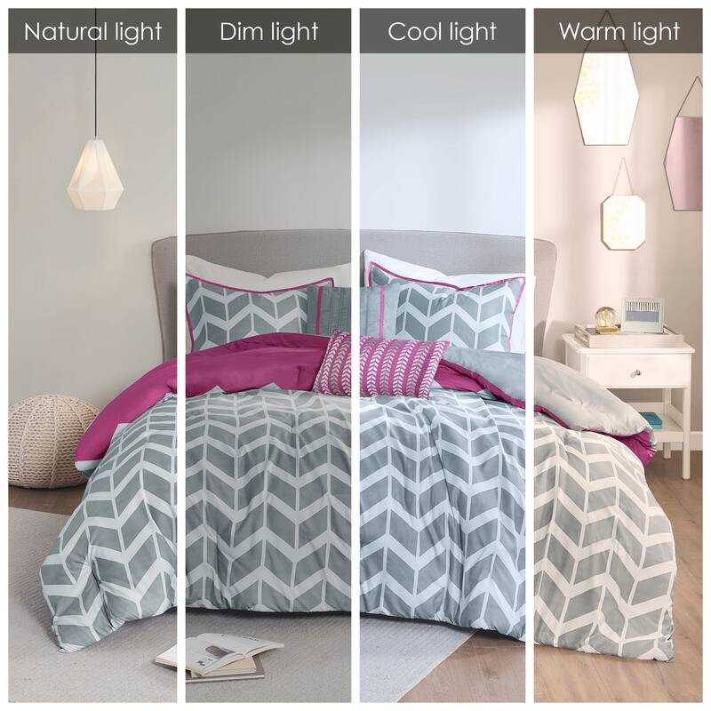 Elle Chevron 5-piece Comforter Set by Intelligent Design