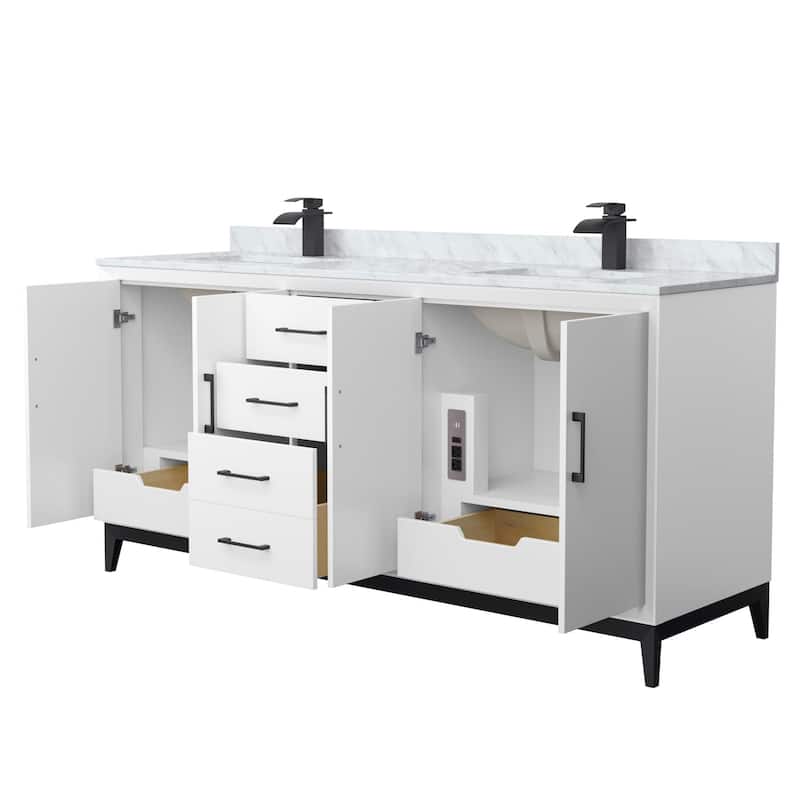 Wyndham Collection WCH818172D-CMUNS-MXX Amici 72" Free Standing Double