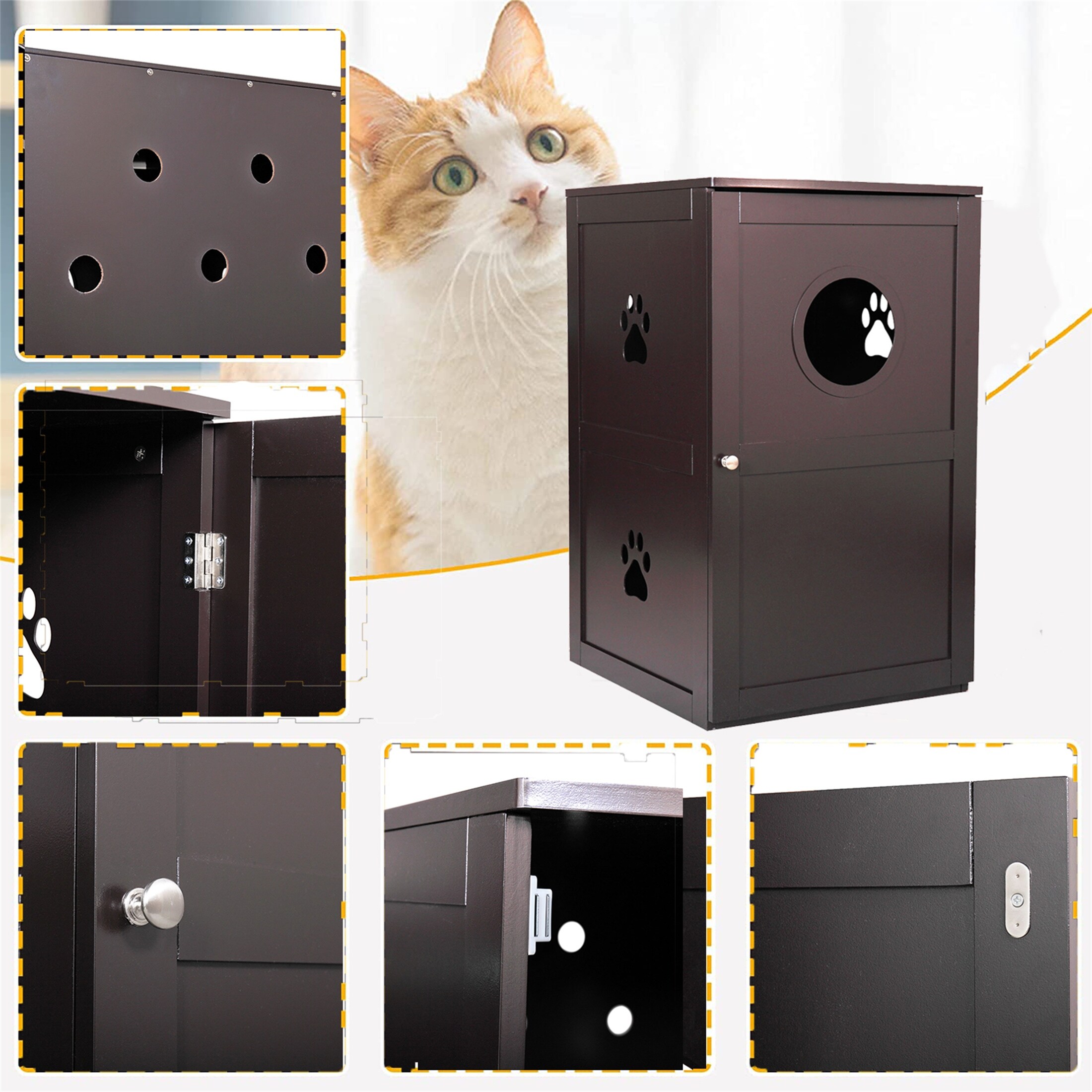 Tiered cat store feeding station