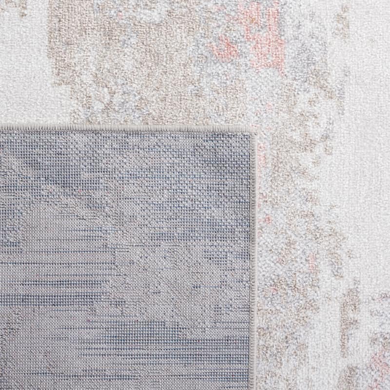 SAFAVIEH Bayside Machine Washable Drahusa Modern Abstract Rug