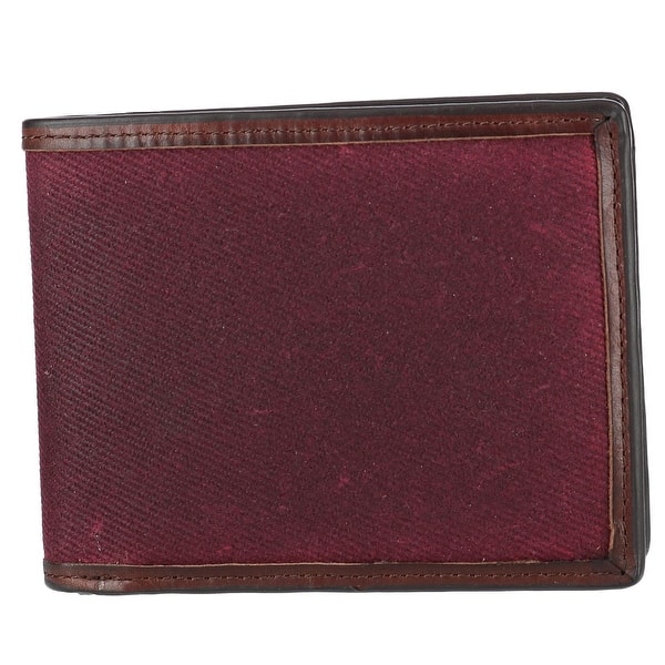 The British Belt Company Mens Langdale Waxed Twill Card Case Wallet